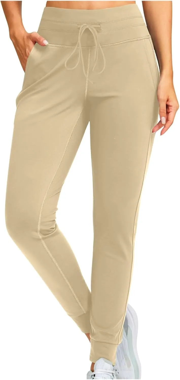 Women's Sherpa Fleece Lined Joggers Running Hiking Thermal Sweat Pants Winter Warm Gym Athletic Ski Lounge Trousers