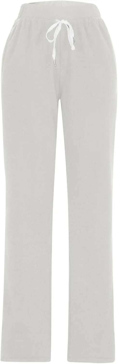 Womens Sherpa Fleece Lined Sweatpants Winter Thermal Oudoor Jogger Pants Warm Lounge Athletic Active Running Trousers