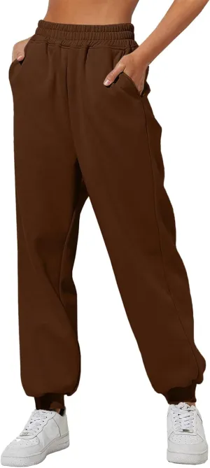 Womens Sweatpants 2024,High Waisted Baggy Sweatpants Joggers Sport Active Workout Jogger Pants with Pockets Trousers