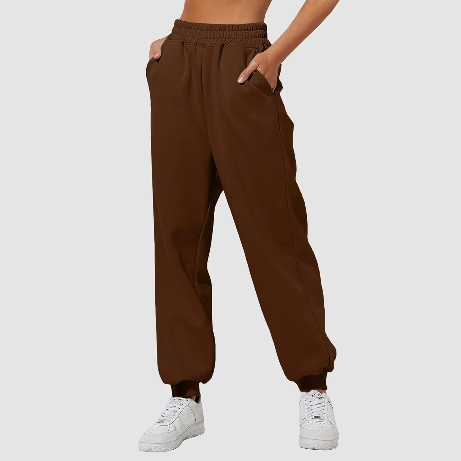 Womens Sweatpants 2024,High Waisted Baggy Sweatpants Joggers Sport Active Workout Jogger Pants with Pockets Trousers
