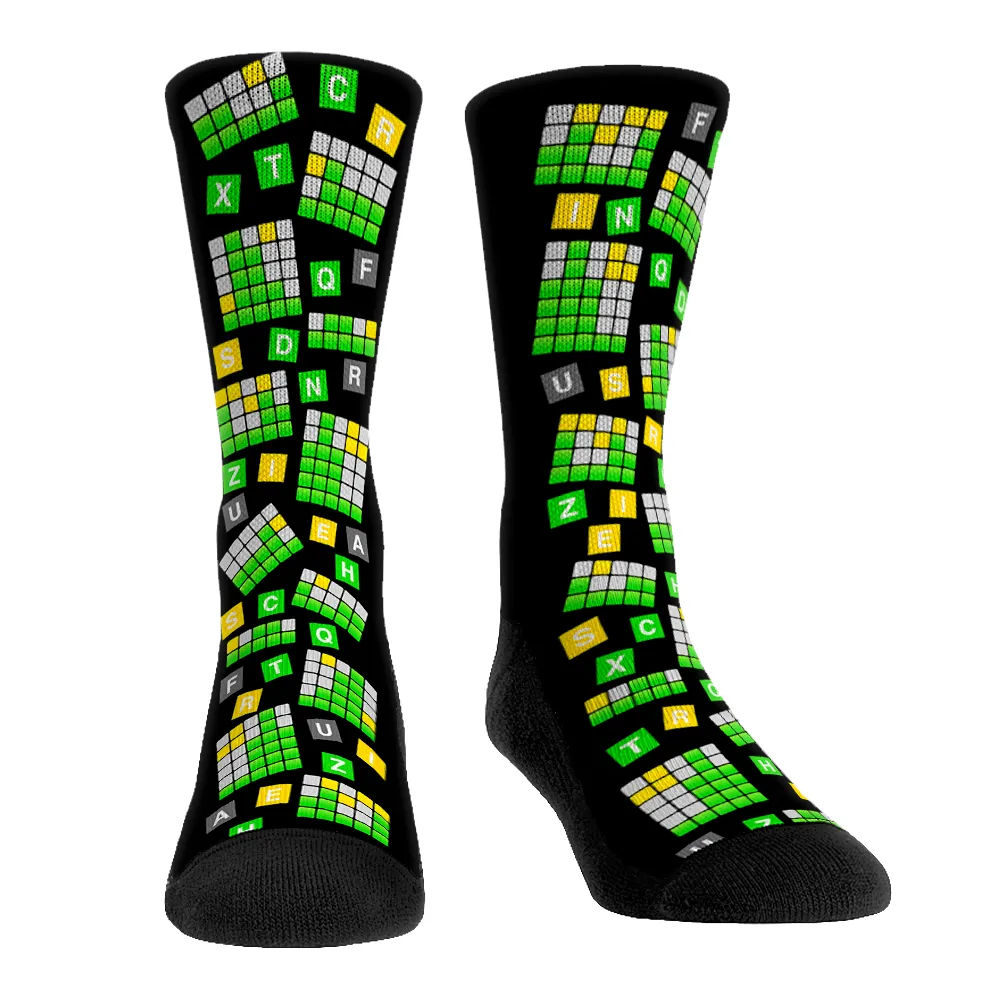 Word Game Men's Crew Socks