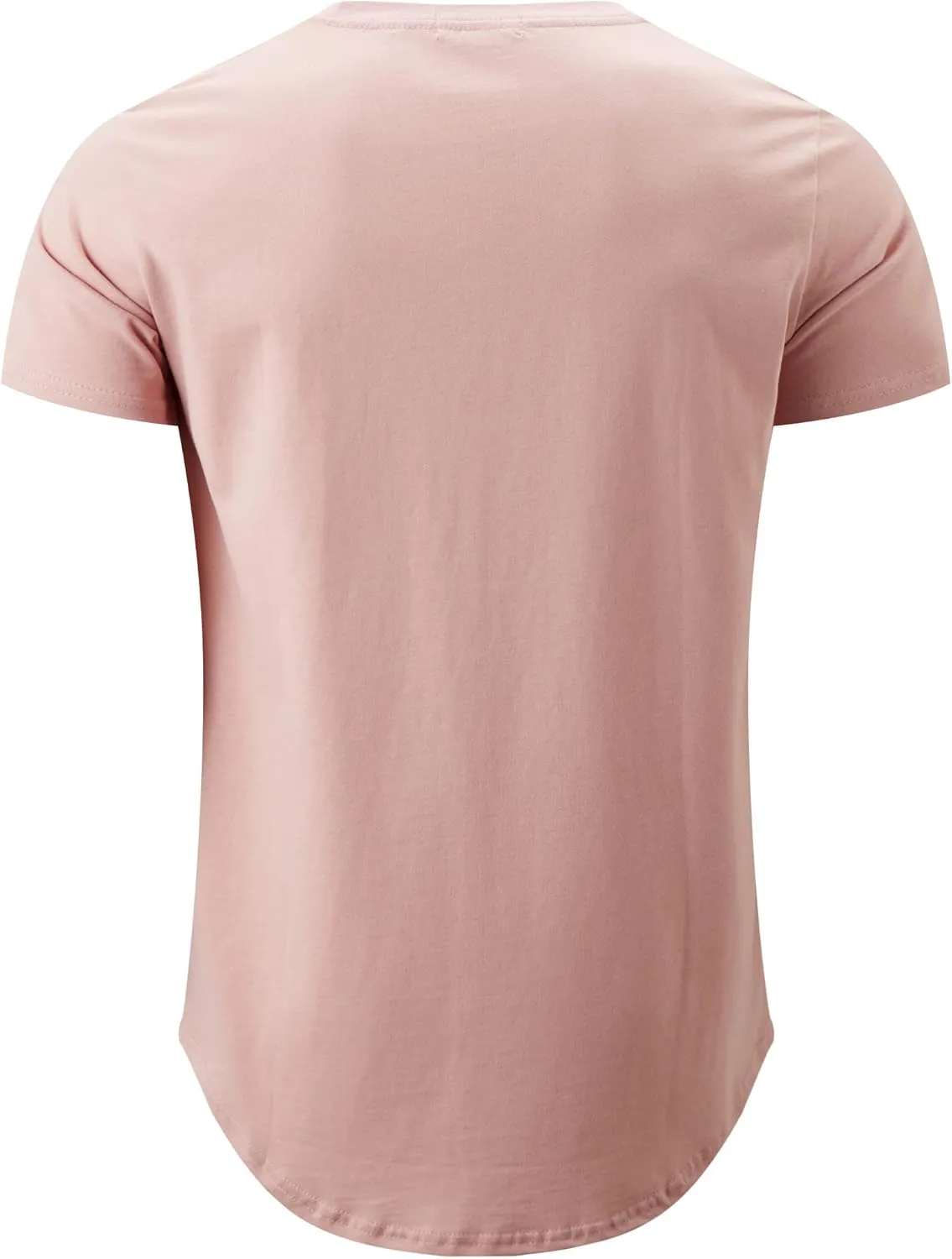 YININF Men's T-Shirts Hipster Short Sleeve Solid Color Crew Neck Cotton Soft Fitted Tees