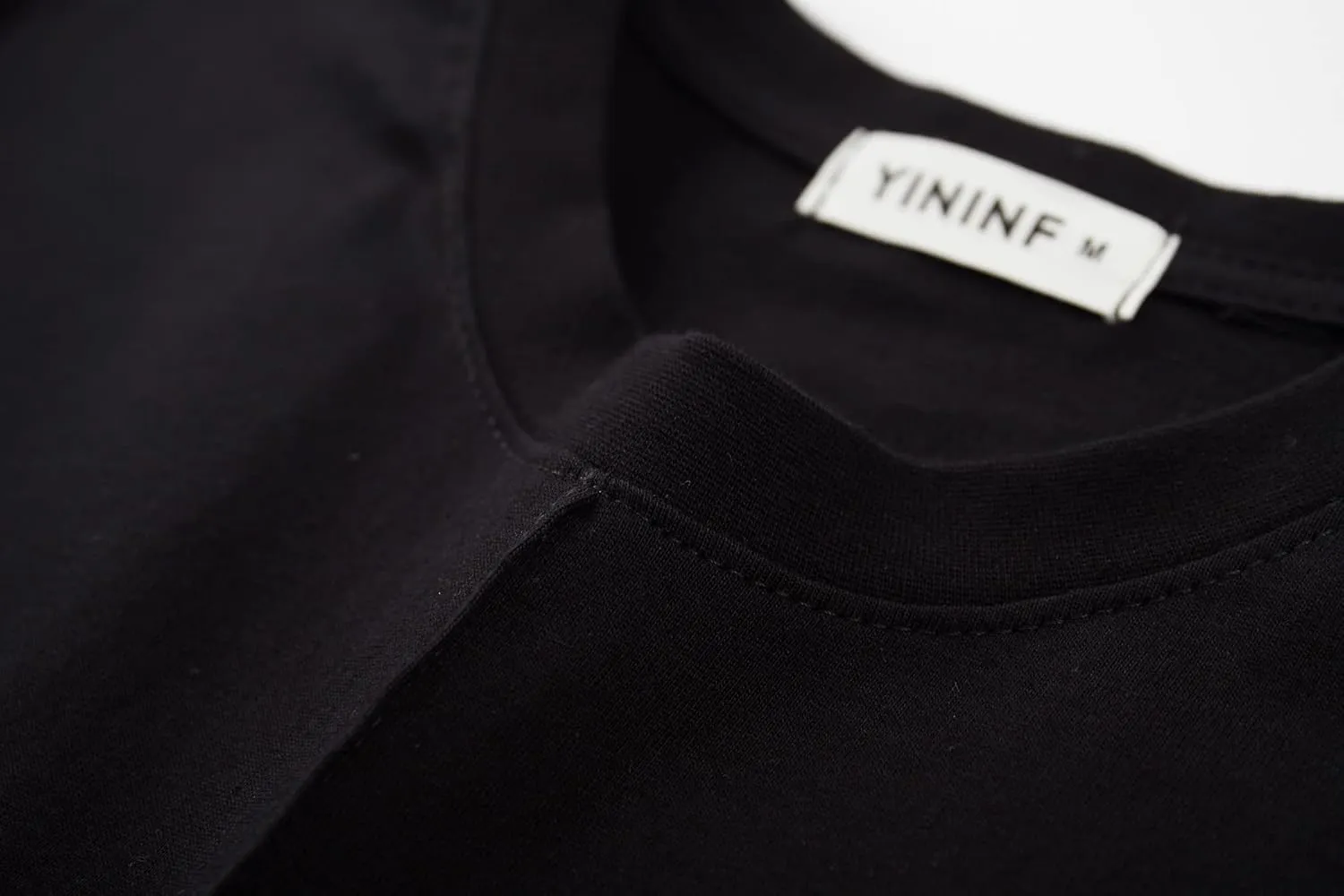 YININF Men's T-Shirts Hipster Short Sleeve Solid Color Crew Neck Cotton Soft Fitted Tees