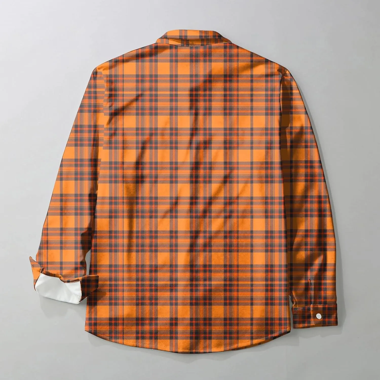 Ymosrh Men's Shirts Fashion Casual Button-Down Lapel Long-Sleeved Printed Cardigan Jacket Shirts, L-6XL