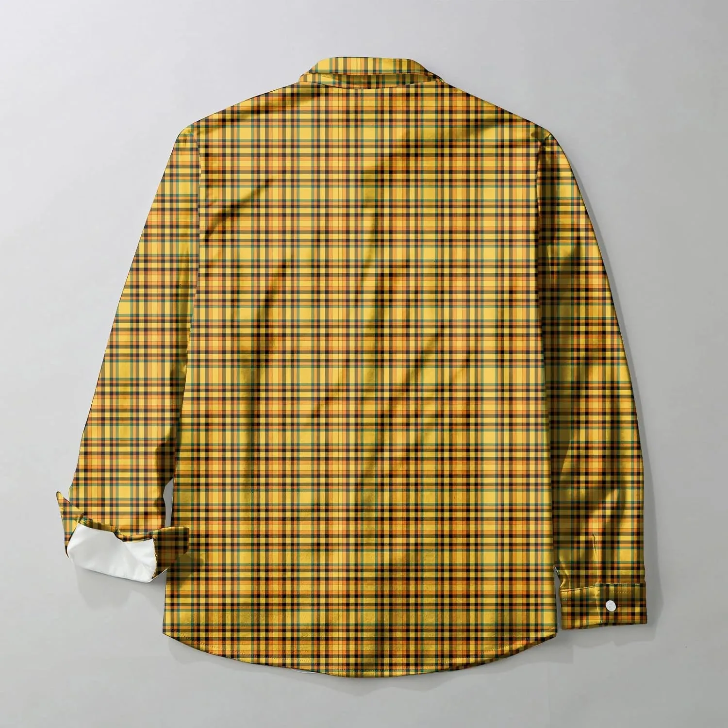 Ymosrh Men's Shirts Fashion Casual Button-Down Lapel Long-Sleeved Printed Cardigan Jacket Shirts, L-6XL