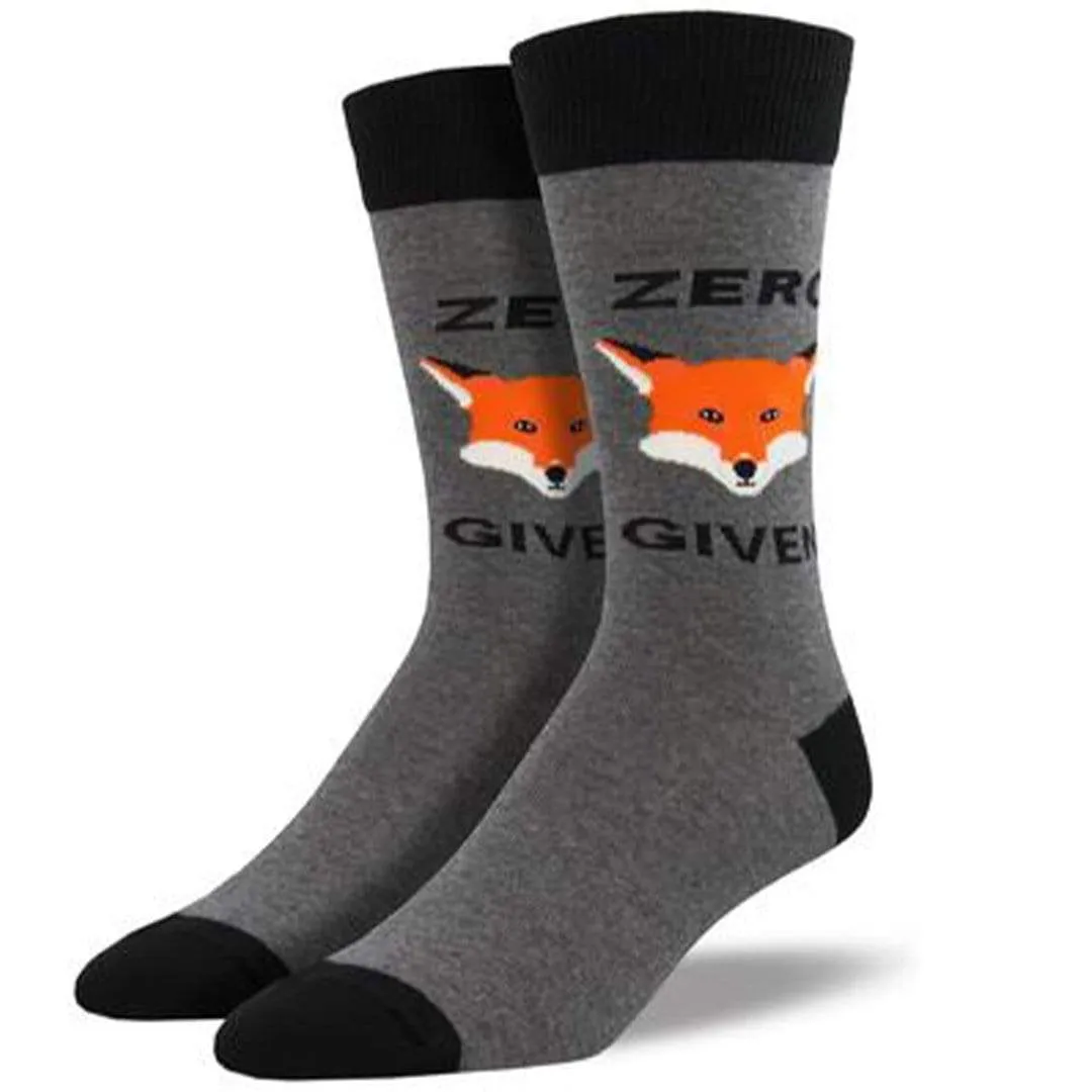 Zero Fox Given Men's King Size Crew Sock