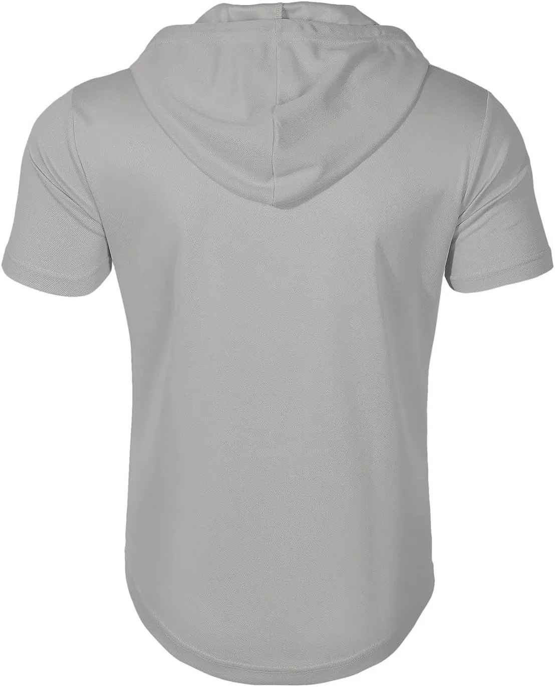 Zip Hoodies for Men Short Sleeve Slim Fit Casual Workout Tshirts Summer Sports Gym Sweatshirt Big and Tall Tees